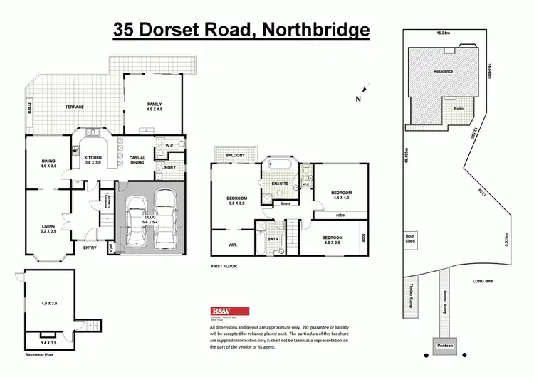 Floorplan of Homely house listing, 35 Dorset Road, Northbridge NSW 2063