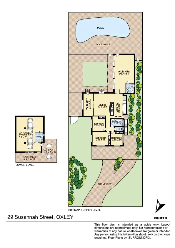 Floorplan of Homely house listing, 29 Susannah Street, Oxley QLD 4075