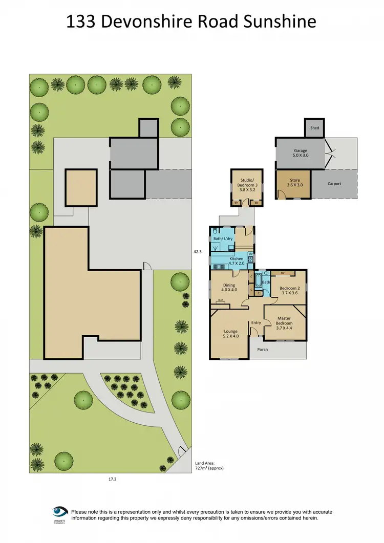 Floorplan of Homely house listing, 133 Devonshire Road, Sunshine VIC 3020