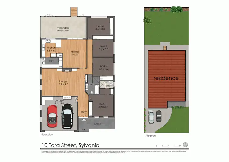Floorplan of Homely house listing, 10 Tara Street, Sylvania NSW 2224