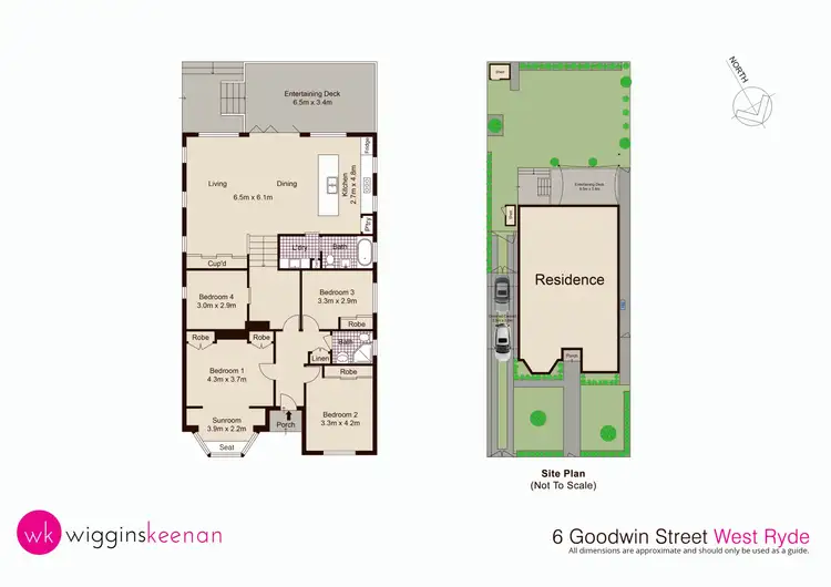Floorplan of Homely house listing, 6 Goodwin Street, West Ryde NSW 2114
