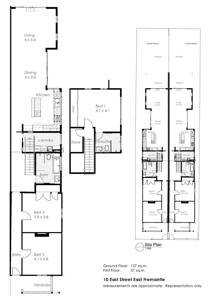 Floorplan of Homely house listing, 10 East Street, East Fremantle WA 6158