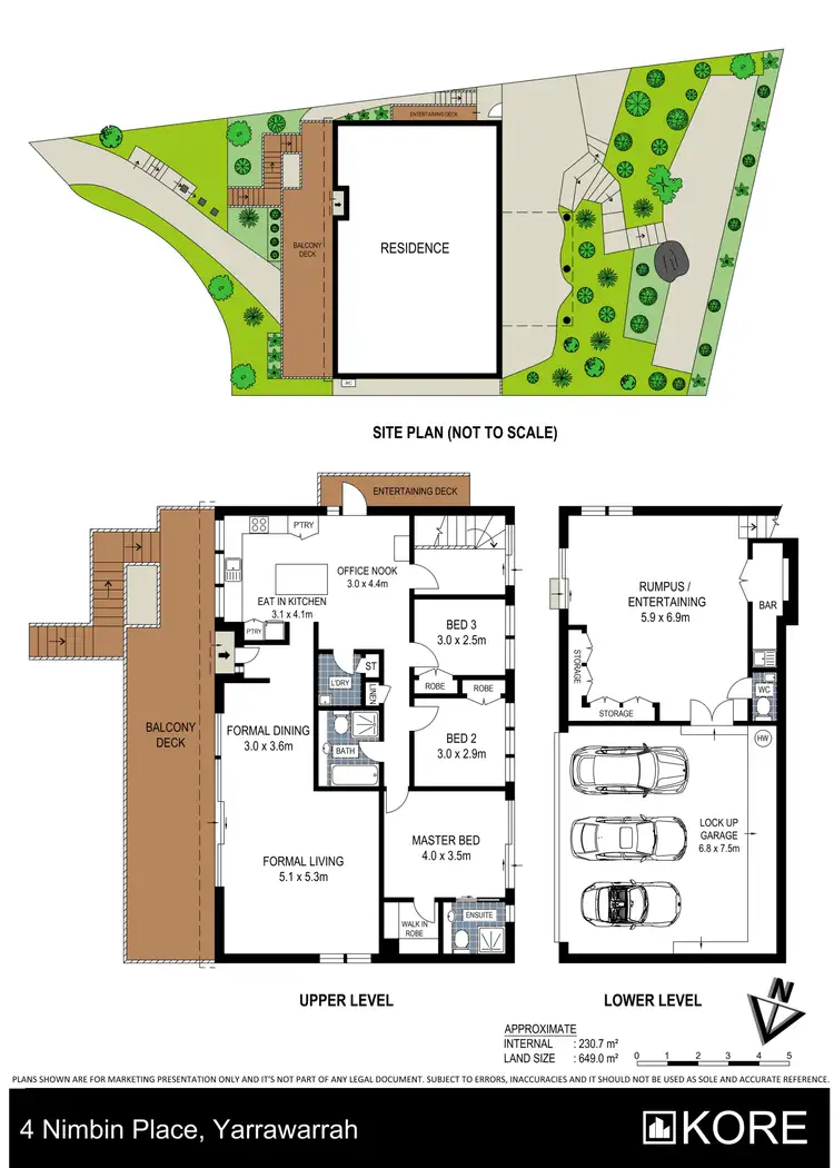 Floorplan of Homely house listing, 4 Nimbin Place, Yarrawarrah NSW 2233