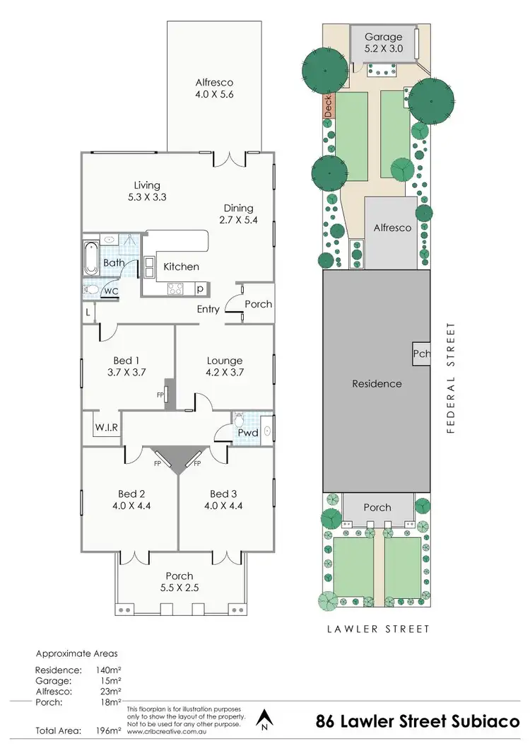Floorplan of Homely house listing, 86 Lawler Street, Subiaco WA 6008