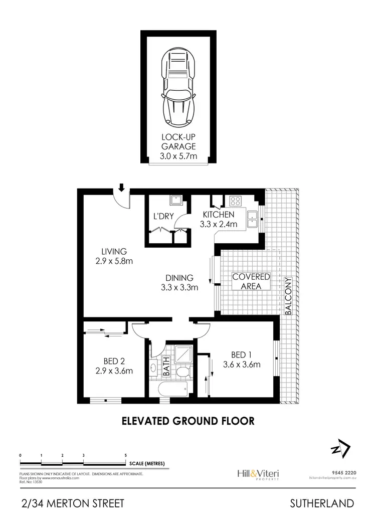Floorplan of Homely apartment listing, 2/34-40 Merton Street, Sutherland NSW 2232