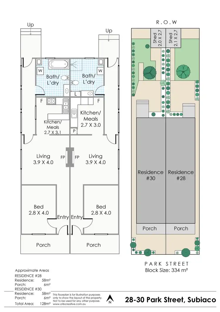 Floorplan of Homely land listing, 28-30 Park Street, Subiaco WA 6008