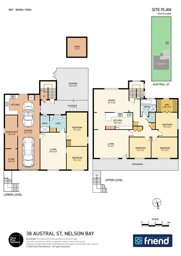 Floorplan of Homely house listing, 38 Austral Street, Nelson Bay NSW 2315