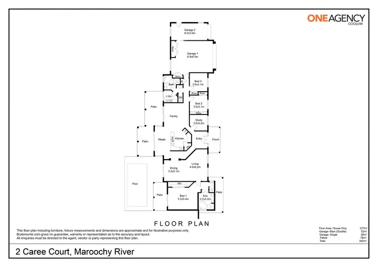 Floorplan of Homely rural property listing, 2 Caree Court, Maroochy River QLD 4561