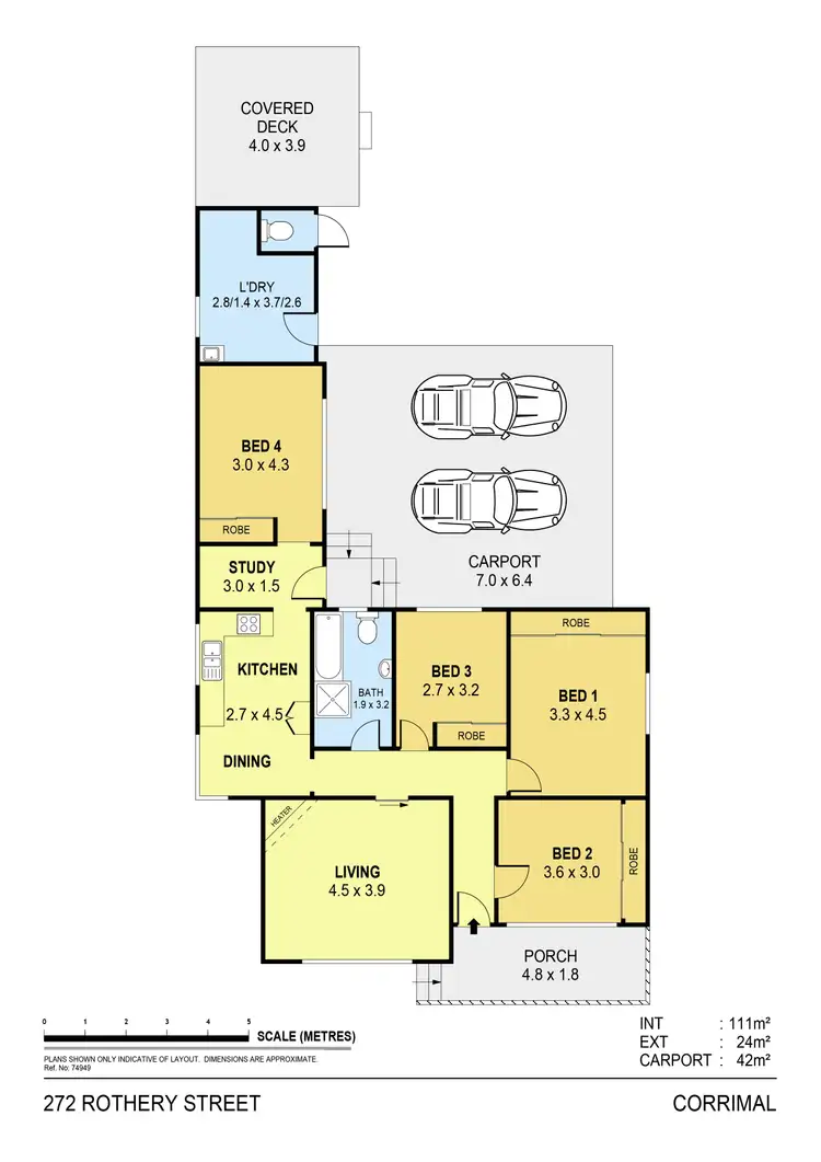 Floorplan of Homely house listing, 272 Rothery Street, Corrimal NSW 2518