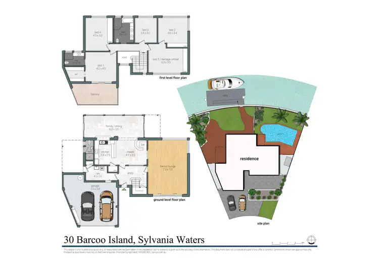 Floorplan of Homely house listing, 30 Barcoo Island, Sylvania Waters NSW 2224