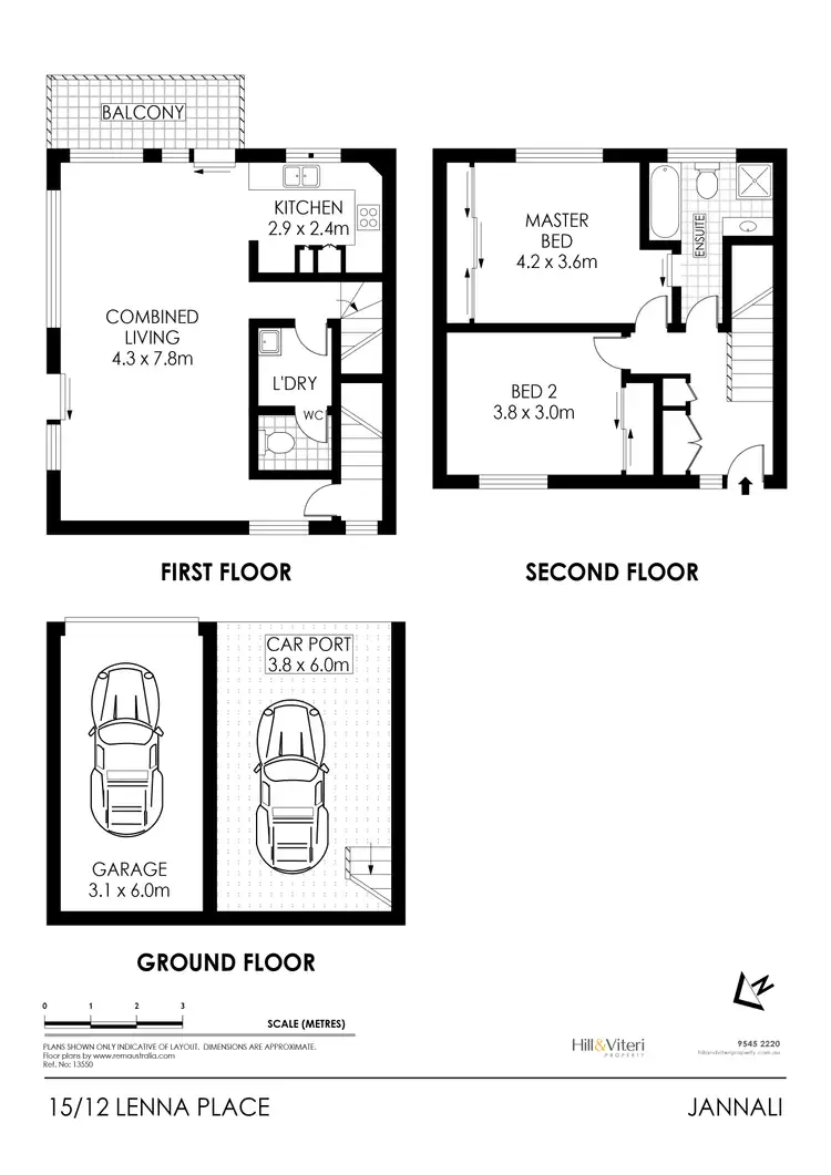 Floorplan of Homely townhouse listing, 15/12 Lenna Place, Jannali NSW 2226