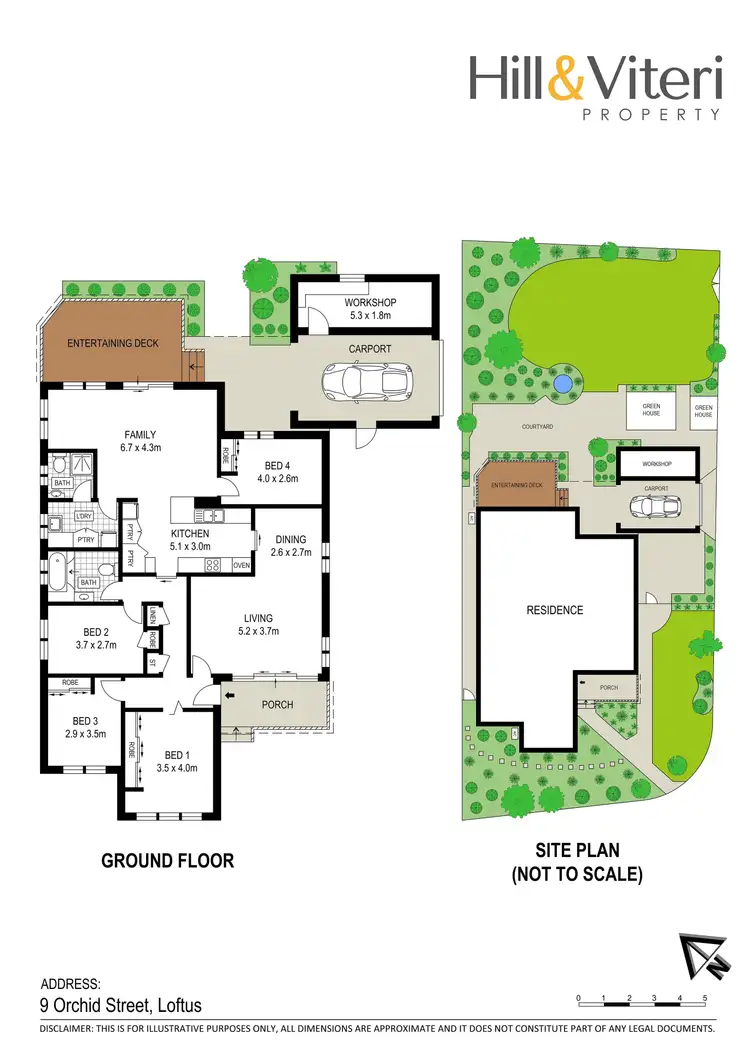 Floorplan of Homely house listing, 9 Orchid Street, Loftus NSW 2232
