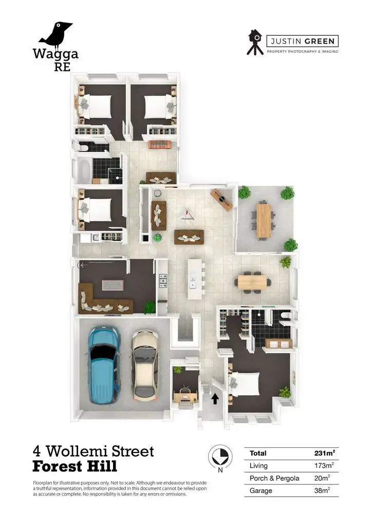 Floorplan of Homely house listing, 4 Wollemi Street, Forest Hill NSW 2651