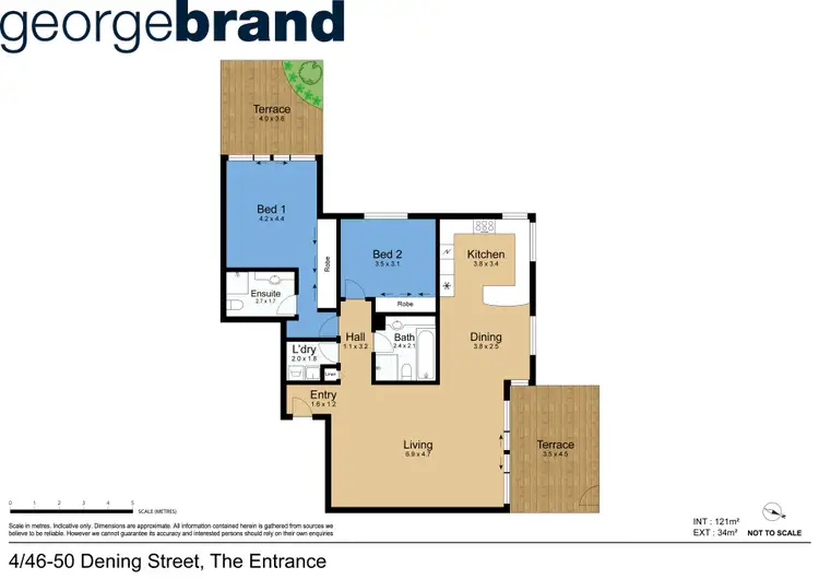 Floorplan of Homely apartment listing, 4/46-50 Dening Street, The Entrance NSW 2261