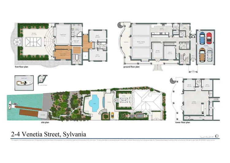 Floorplan of Homely house listing, 2-4 Venetia Street, Sylvania NSW 2224