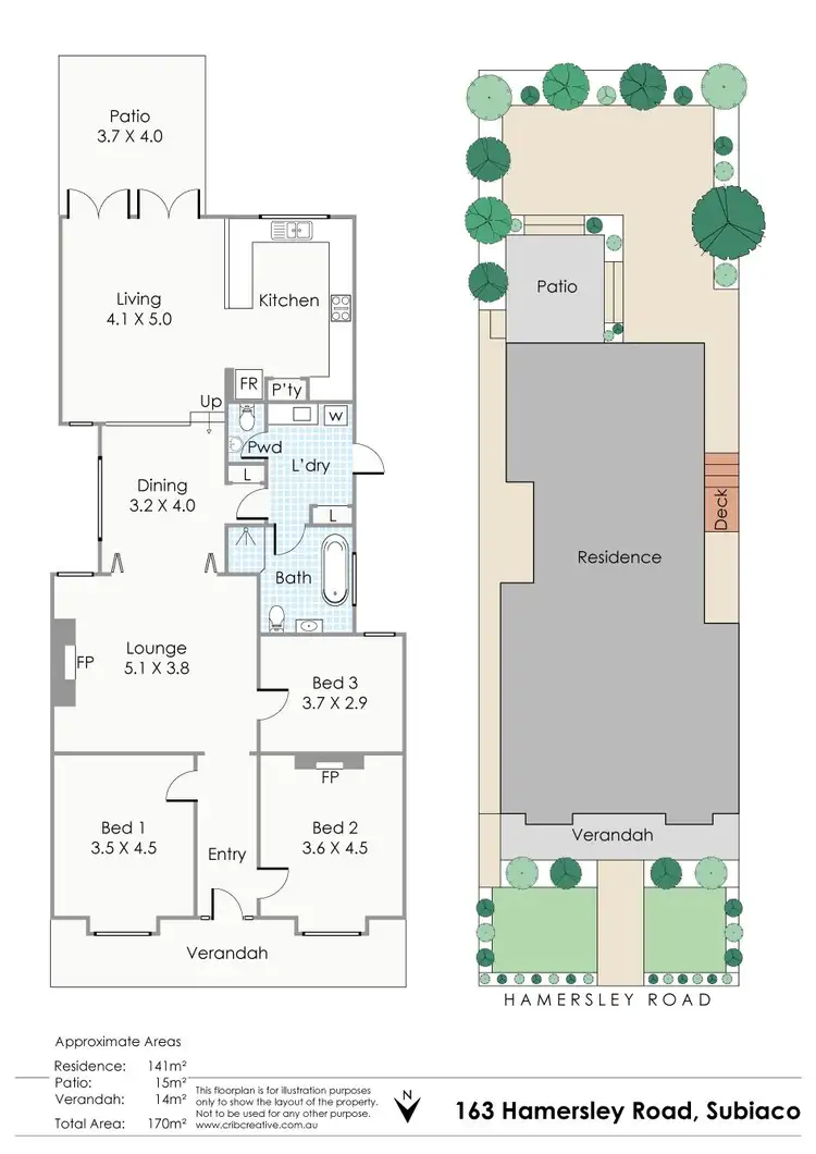 Floorplan of Homely house listing, 163 Hamersley Road, Subiaco WA 6008