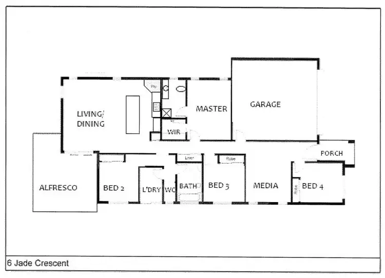Floorplan of Homely house listing, 6 Jade Crescent, Caloundra West QLD 4551
