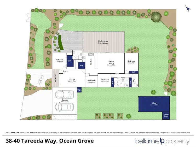 Floorplan of Homely house listing, 38-40 Tareeda Way, Ocean Grove VIC 3226