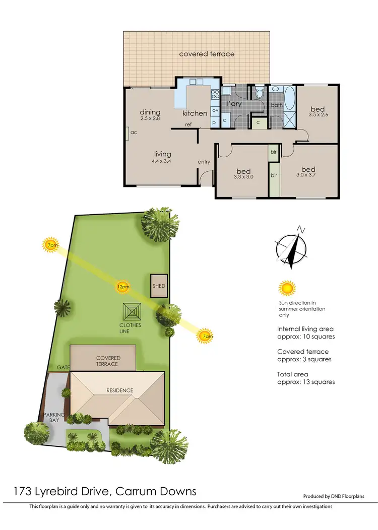 Floorplan of Homely house listing, 173 Lyrebird Drive, Carrum Downs VIC 3201