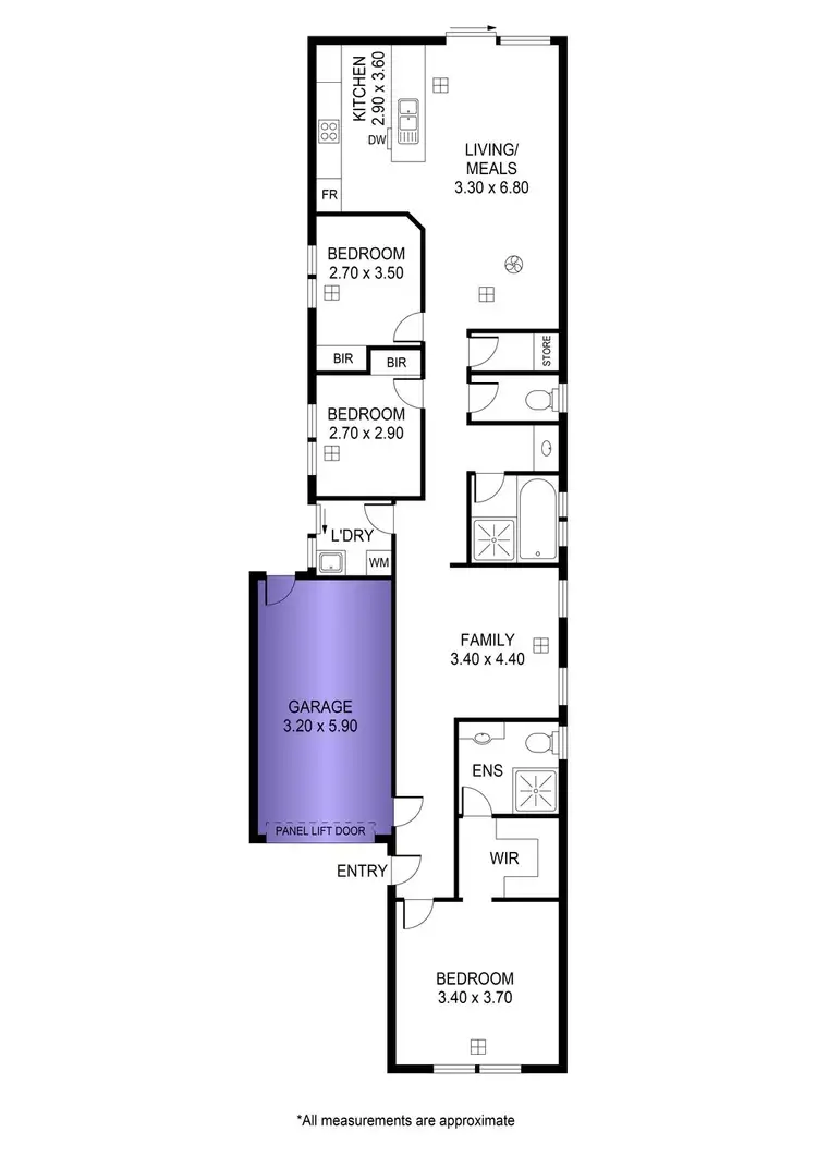 Floorplan of Homely house listing, 200A Hampstead Road, Clearview SA 5085