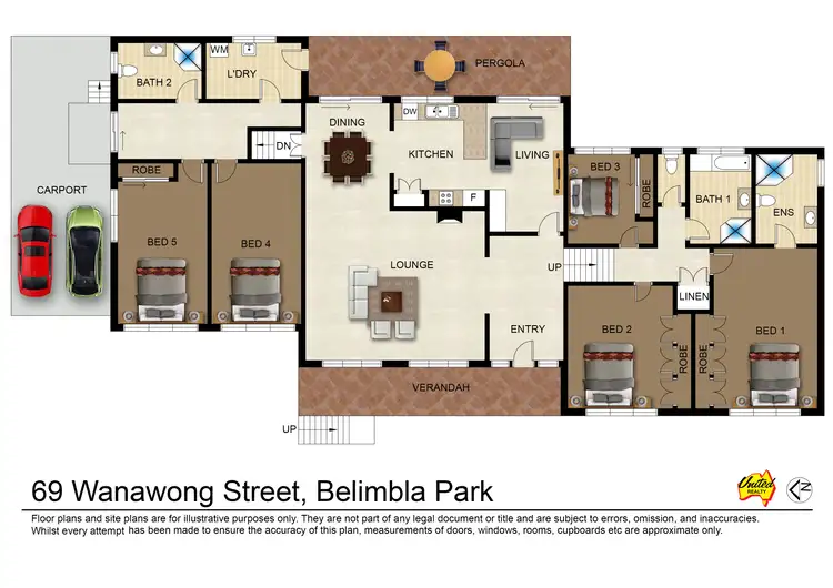 Floorplan of Homely house listing, 69 Wanawong Street, Belimbla Park NSW 2570