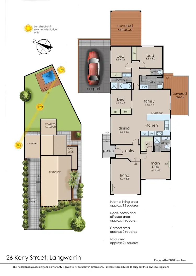 Floorplan of Homely house listing, 26 Kerry Street, Langwarrin VIC 3910