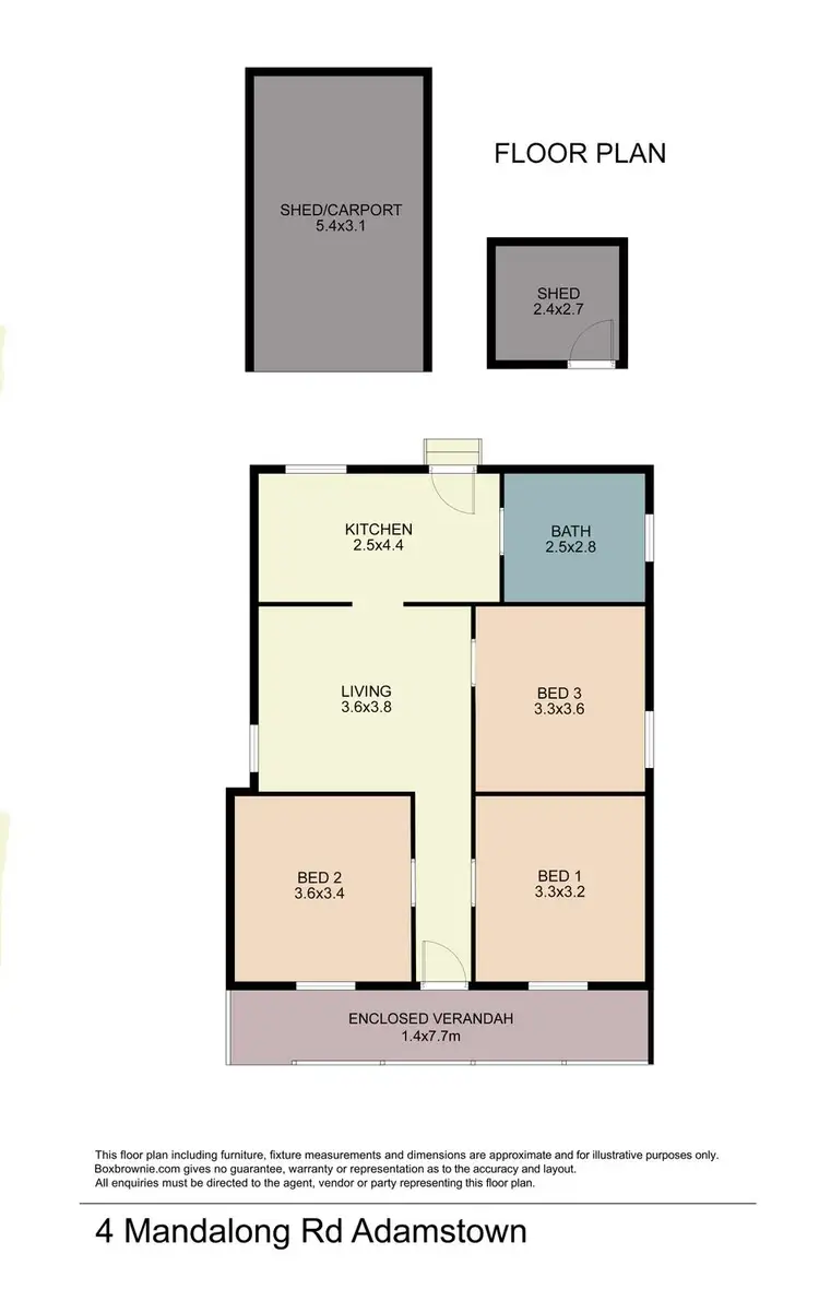 Floorplan of Homely house listing, 4 Mandalong Road, Adamstown NSW 2289