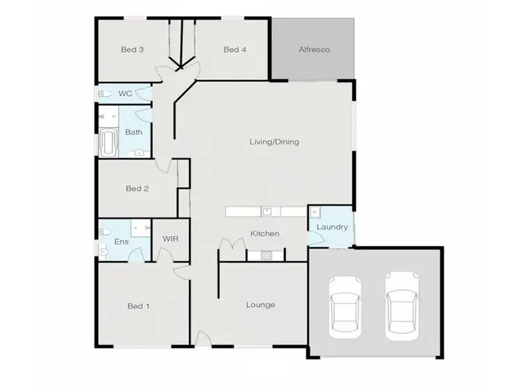 Floorplan of Homely house listing, 16 Delaforce Street, Regents Park QLD 4118
