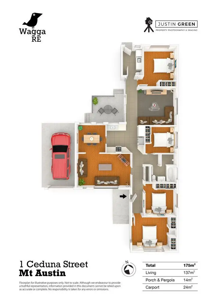 Floorplan of Homely house listing, 1 Ceduna Street, Mount Austin NSW 2650