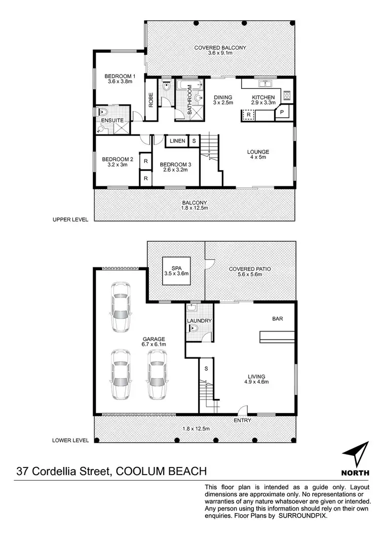 Floorplan of Homely house listing, 37 Cordellia Street, Coolum Beach QLD 4573