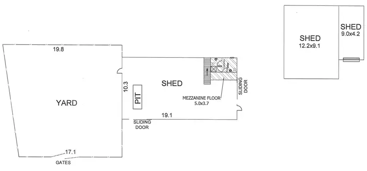 Floorplan of Homely warehouse listing, 9 Jaensch Road, Murray Bridge SA 5253