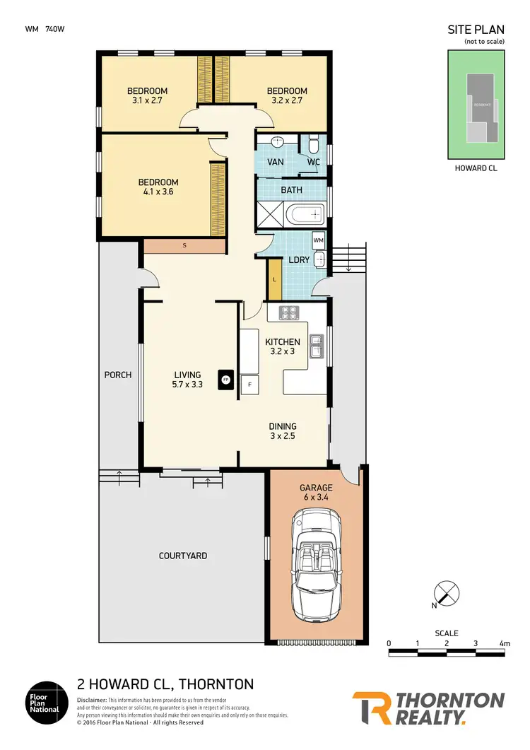 Floorplan of Homely house listing, 2 Howard Close, Thornton NSW 2322