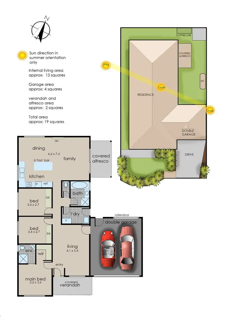 Floorplan of Homely unit listing, 8 Leeds Place, Langwarrin VIC 3910