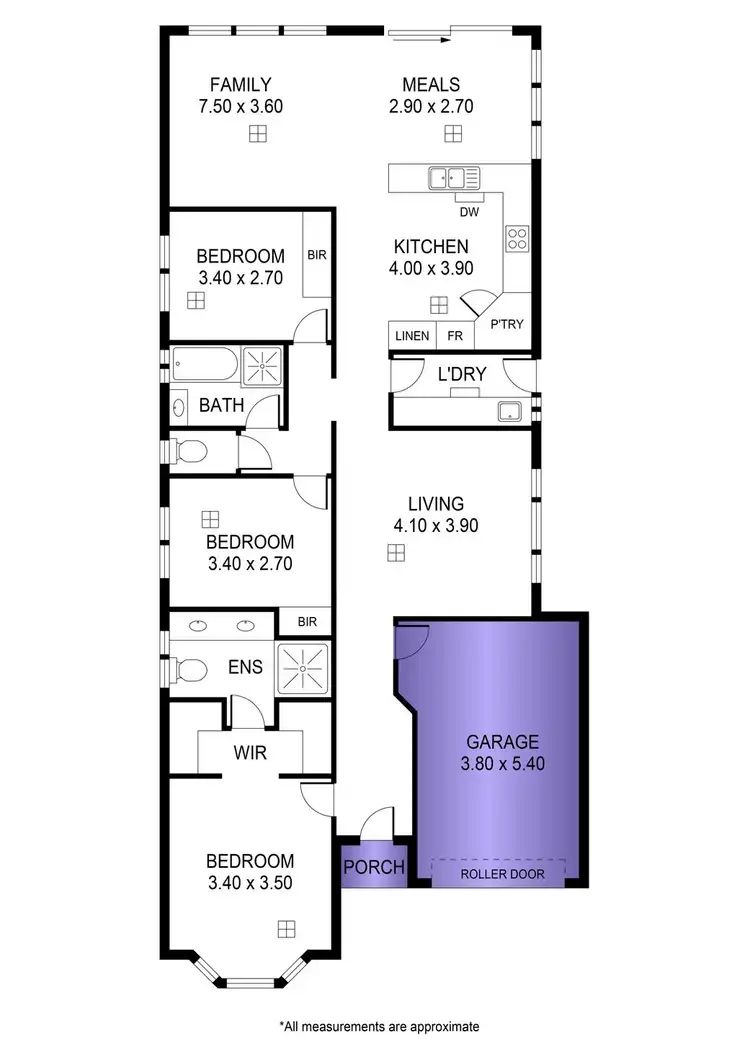Floorplan of Homely house listing, 11 Oxford Avenue, Salisbury Heights SA 5109