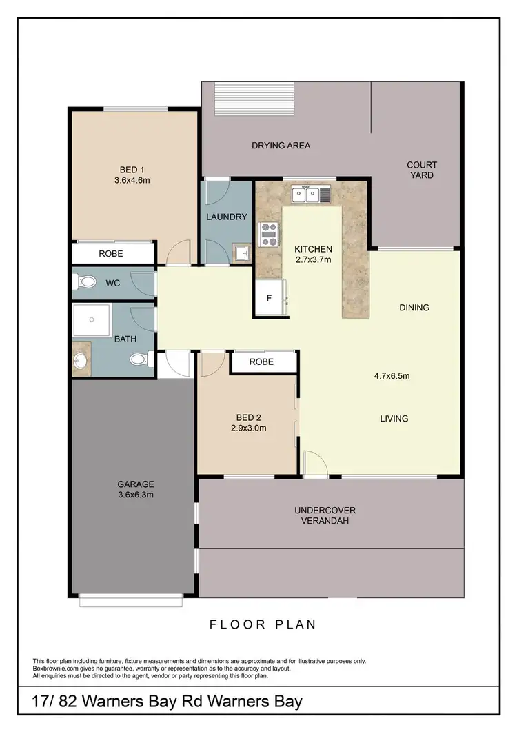 Floorplan of Homely villa listing, 17/82 Warners Bay Road, Warners Bay NSW 2282