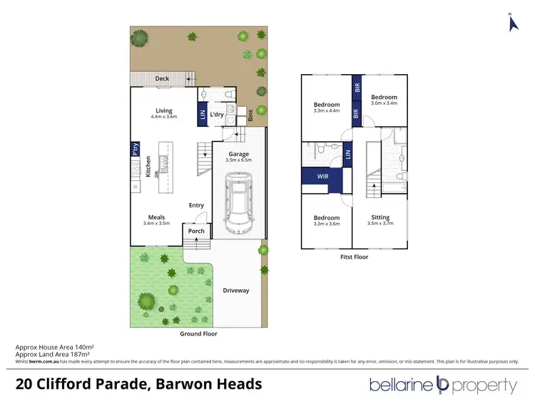 Floorplan of Homely townhouse listing, 20 Clifford Parade, Barwon Heads VIC 3227