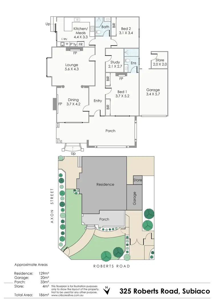 Floorplan of Homely house listing, 325 Roberts Road, Subiaco WA 6008