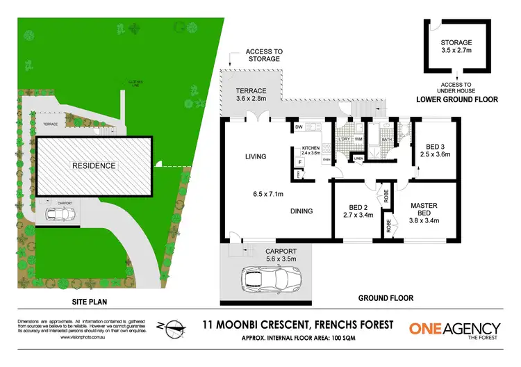 Floorplan of Homely house listing, 11 Moonbi Cresent, Frenchs Forest NSW 2086