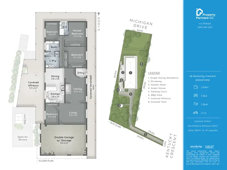 Floorplan of Homely house listing, 26 Kentucky Crescent, Oxenford QLD 4210
