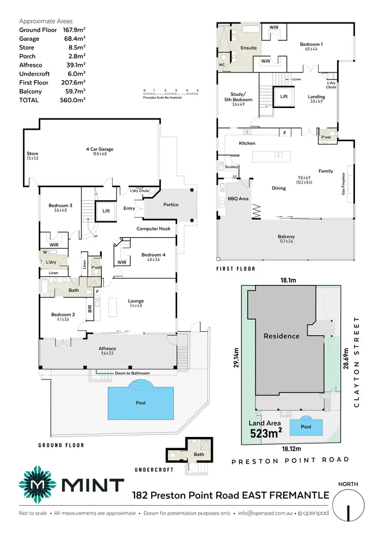 Floorplan of Homely house listing, 182 Preston Point Road, East Fremantle WA 6158