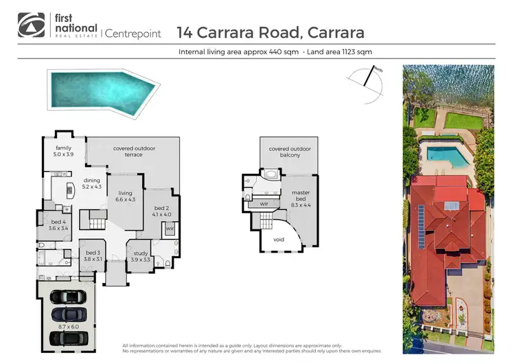 Floorplan of Homely house listing, 14 Carrara Road, Carrara QLD 4211