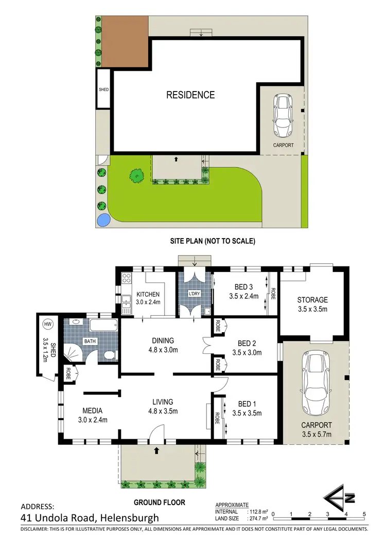 Floorplan of Homely house listing, 41 Undola Road, Helensburgh NSW 2508