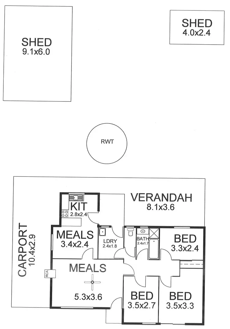 Floorplan of Homely house listing, 187 Swanport Road, Murray Bridge SA 5253