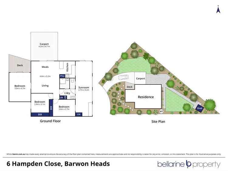 Floorplan of Homely house listing, 6 Hampden Close, Barwon Heads VIC 3227