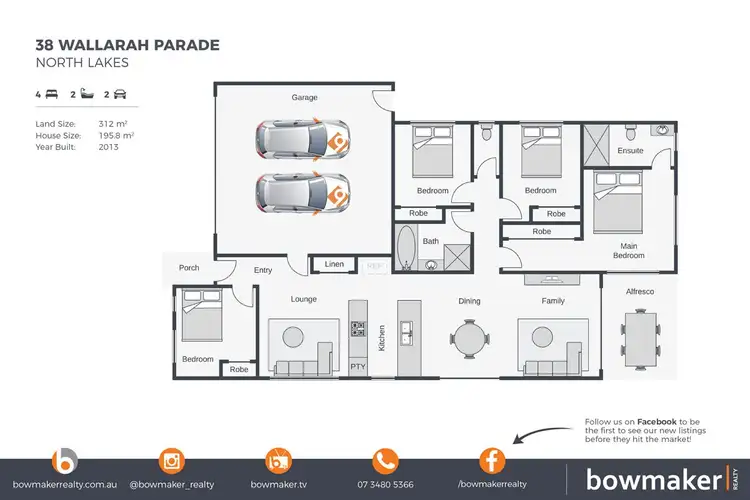 Floorplan of Homely house listing, 38 Wallarah Parade, North Lakes QLD 4509