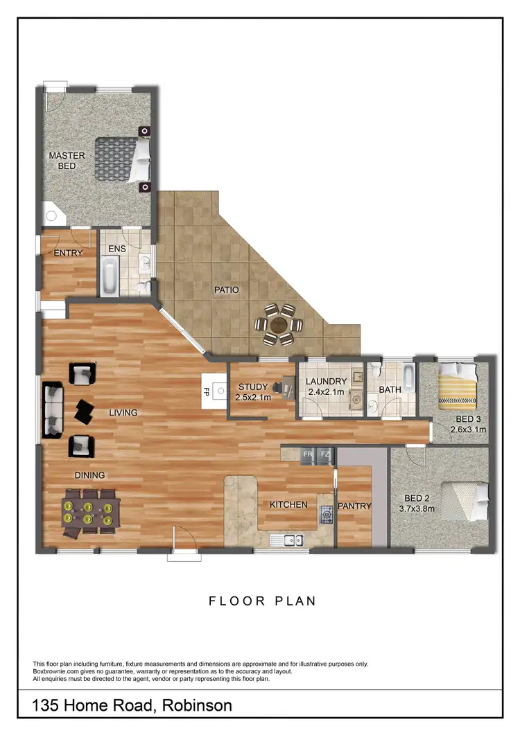 Floorplan of Homely house listing, 135 Home Road, Robinson WA 6330