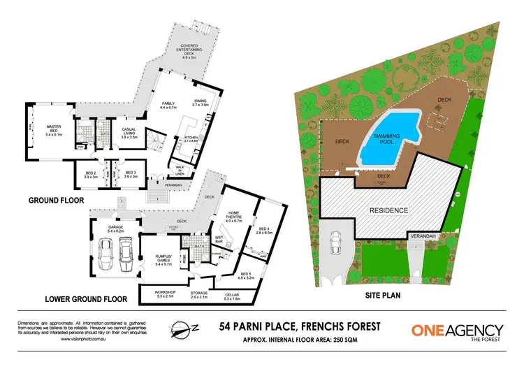 Floorplan of Homely house listing, 54 Parni Place, Frenchs Forest NSW 2086