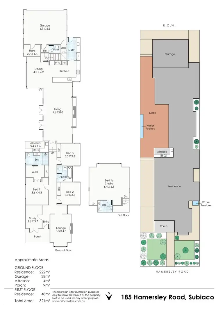 Floorplan of Homely house listing, 185 Hamersley Road, Subiaco WA 6008
