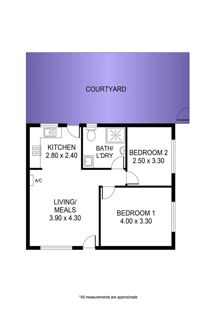 Floorplan of Homely house listing, 1/50 Gladstone Avenue, Kilburn SA 5084