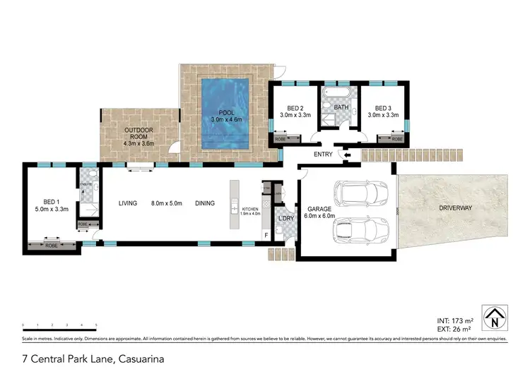 Floorplan of Homely house listing, 7 Central Park Lane, Casuarina NSW 2487